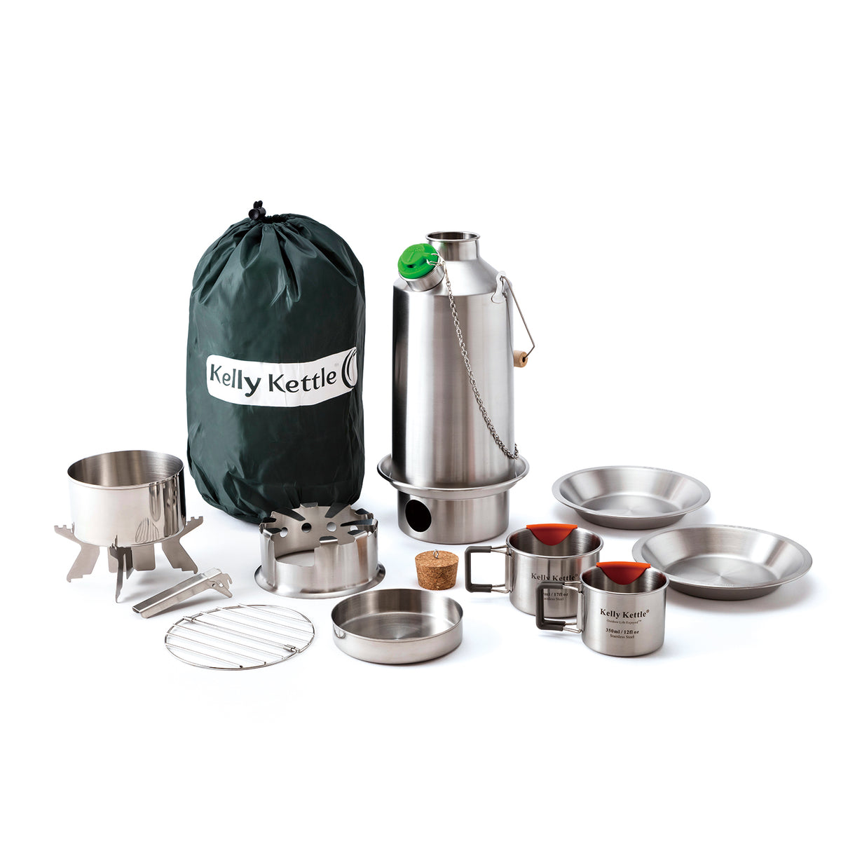 KELLY KETTLE BASECAMP ULTIMATE KIT 1.6L STAINLESS ...