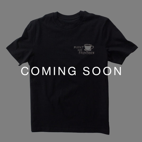 LEMMEL KAFFE COFFEE T-SHIRT Mörkt som Framtiden / レンメルコーヒー Tシャツ モルクト ソム フラムティーデン