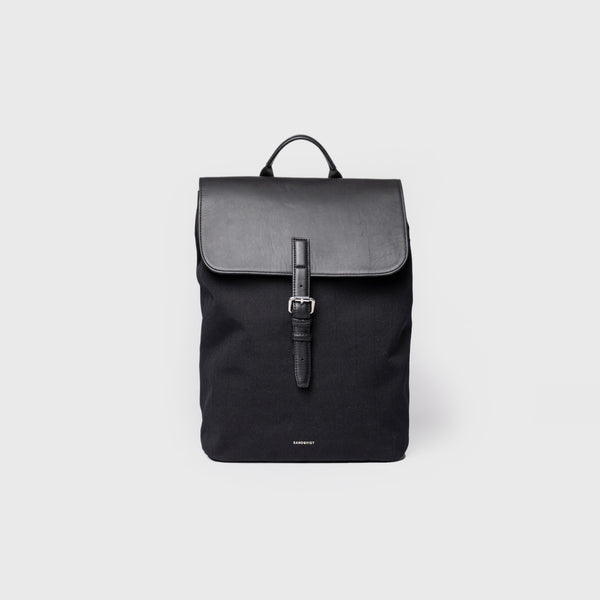 SANDQVIST LEATHER LID BACKPACK 14"