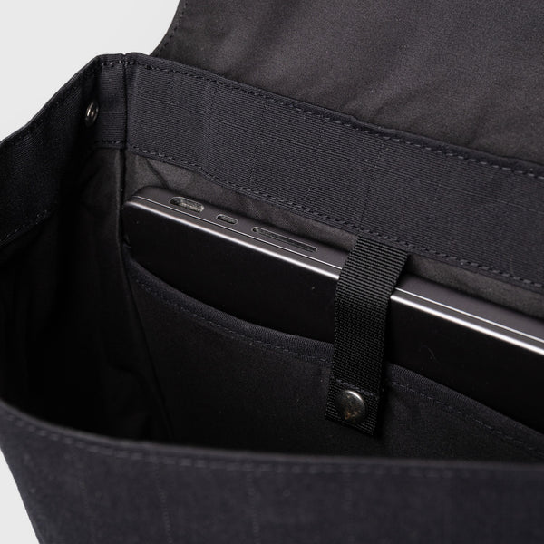 SANDQVIST LEATHER LID BACKPACK 14"