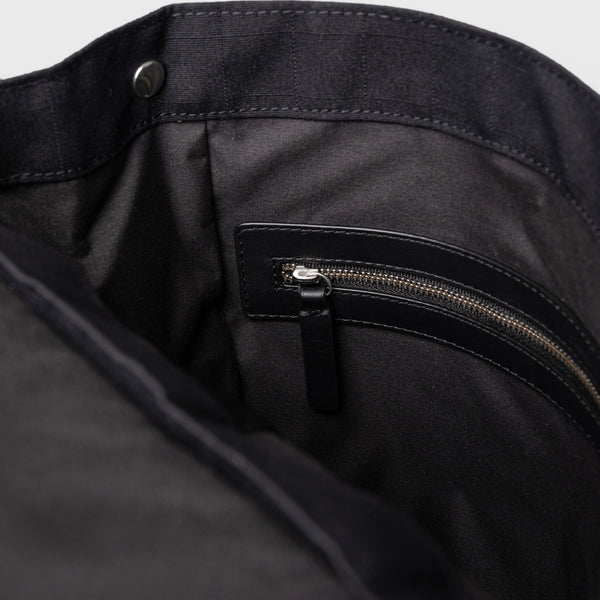 SANDQVIST LEATHER LID BACKPACK 14"
