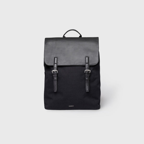 SANDQVIST LEATHER LID BACKPACK 16"