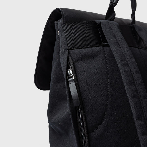 SANDQVIST LEATHER LID BACKPACK 16"