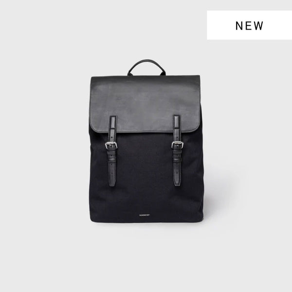 SANDQVIST LEATHER LID BACKPACK 16" / サンクヴィスト レザー リッド バックパック 16インチ