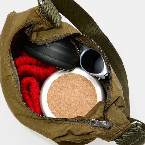 SANDQVIST GRID SHOULDER BAG MINI Olive