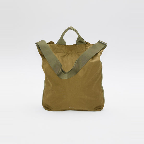 SANDQVIST GRID SHOPPER BAG Olive