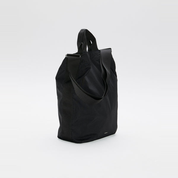 SANDQVIST GRID SHOPPER BAG Black