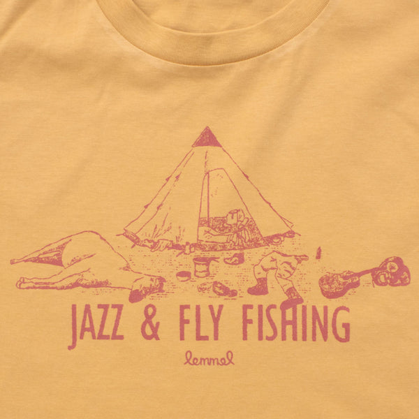 LEMMEL KAFFE COFFEE T-SHIRT Jazz and Fly Fishing / レンメルコーヒー Tシャツ ジャズ アンド フライフィッシング