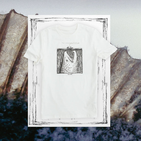 LEMMEL KAFFE COFFEE T-SHIRT MOBY TROUT / レンメルコーヒー Tシャツ モビー トラウト
