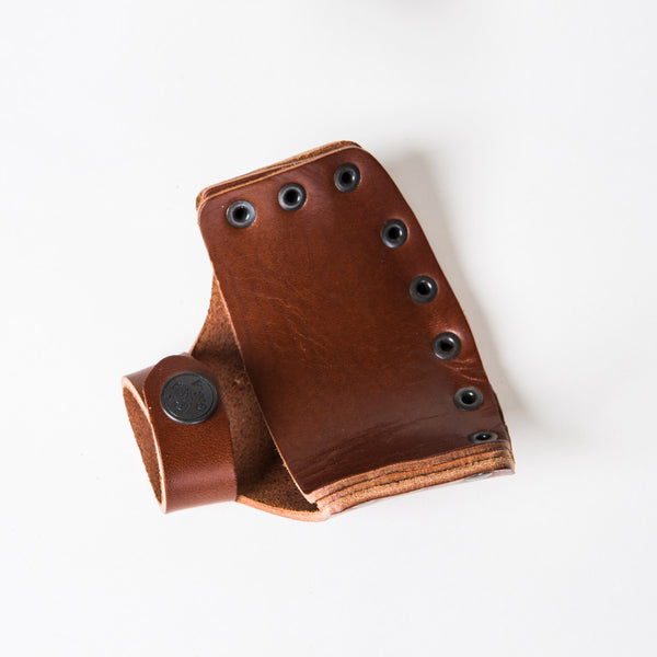 GRÄNSFORS LEATHER SHEATH FOR SMALL GUTTER ADZE / スモールガターアズ用交換レザーシース