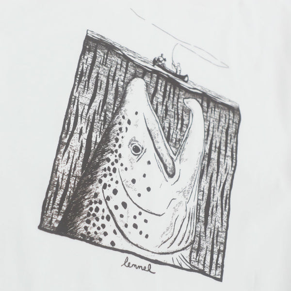 LEMMEL KAFFE COFFEE T-SHIRT MOBY TROUT / レンメルコーヒー Tシャツ モビー トラウト