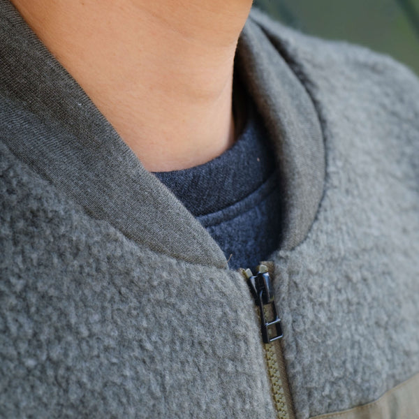 CRUD MERINO BOMBER JACKET / クルード メリノ ボンバー ジャケット