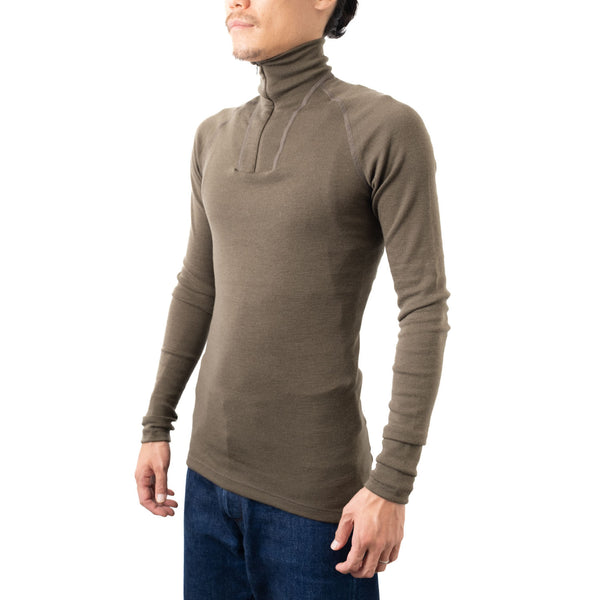 WOOLPOWER ZIP TURTLENECK LITE / ウールパワー ジップタートルネック ライト