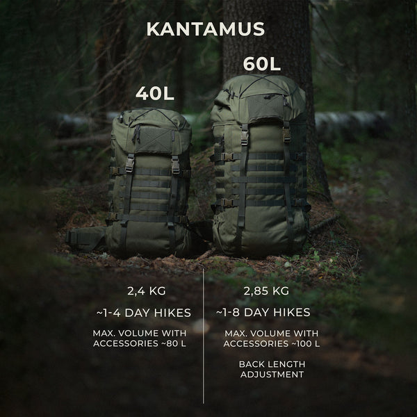 SAVOTTA KANTAMUS 60L / サヴォッタ カンタムス 60L