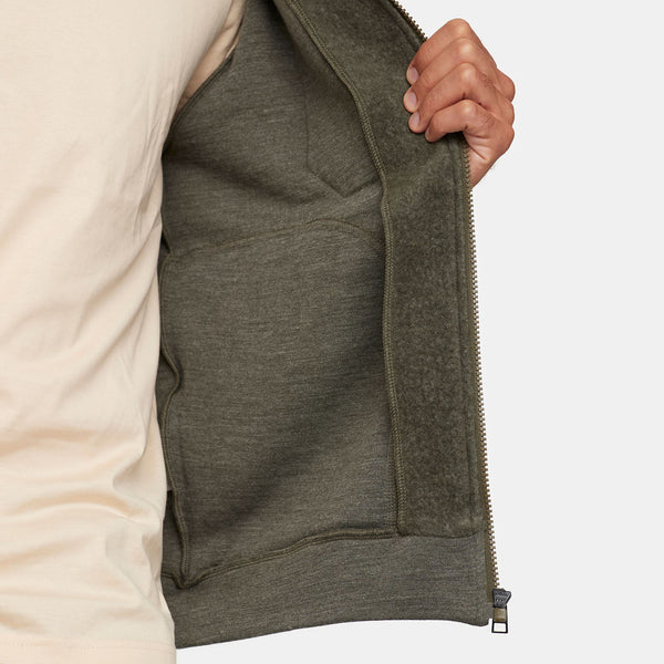 CRUD MERINO BOMBER JACKET / クルード メリノ ボンバー ジャケット