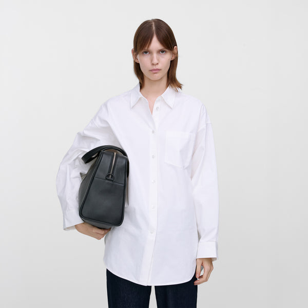 SANDQVIST LEATHER BOWLING BAG / サンクヴィスト レザー ボウリング バッグ