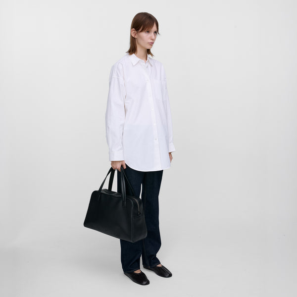 SANDQVIST LEATHER BOWLING BAG / サンクヴィスト レザー ボウリング バッグ