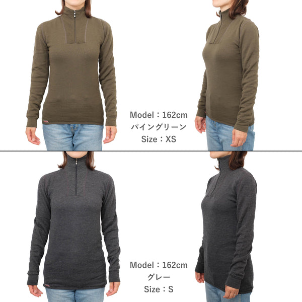 WOOLPOWER ZIP TURTLENECK 200 / ウールパワー ジップタートルネック 200