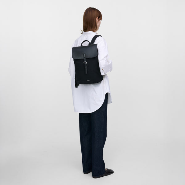 SANDQVIST LEATHER LID BACKPACK 14" / サンクヴィスト レザー リッド バックパック 14インチ