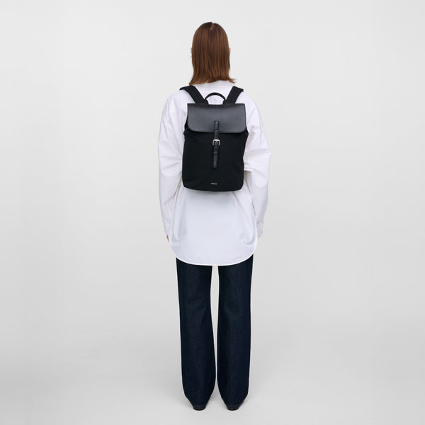 SANDQVIST LEATHER LID BACKPACK 14" / サンクヴィスト レザー リッド バックパック 14インチ