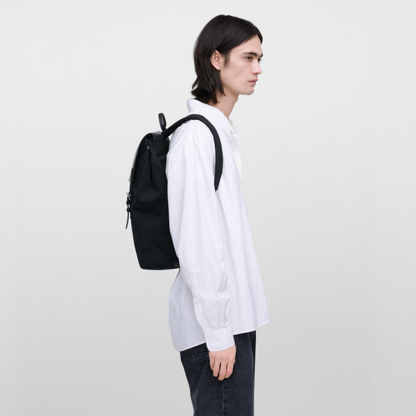 SANDQVIST LEATHER LID BACKPACK 16" / サンクヴィスト レザー リッド バックパック 16インチ
