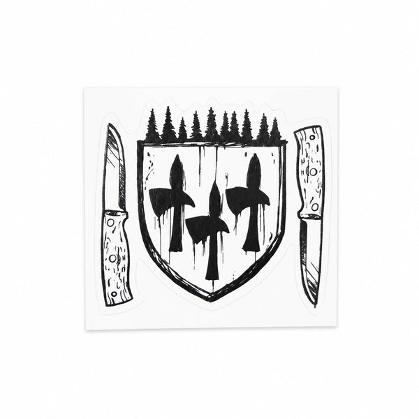 【ポイント交換限定】HELLE Logo Sticker / ヘレナイフ ロゴステッカー 03