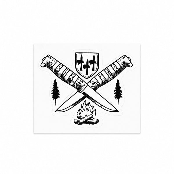 【ポイント交換限定】HELLE Logo Sticker / ヘレナイフ ロゴステッカー 04
