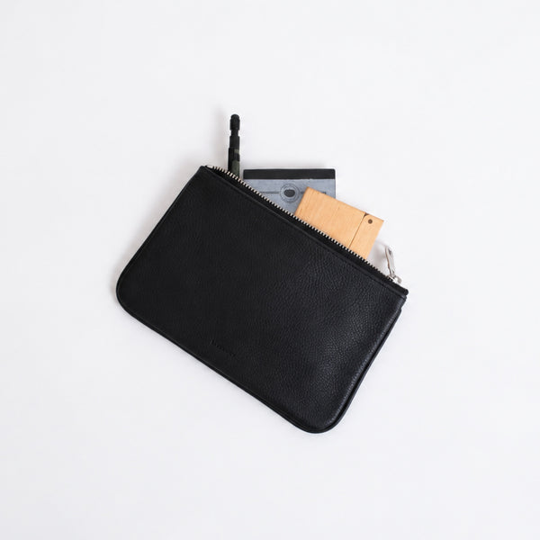 SANDQVIST LEATHER POUCH PIPING / サンクヴィスト レザー ポーチ パイピング