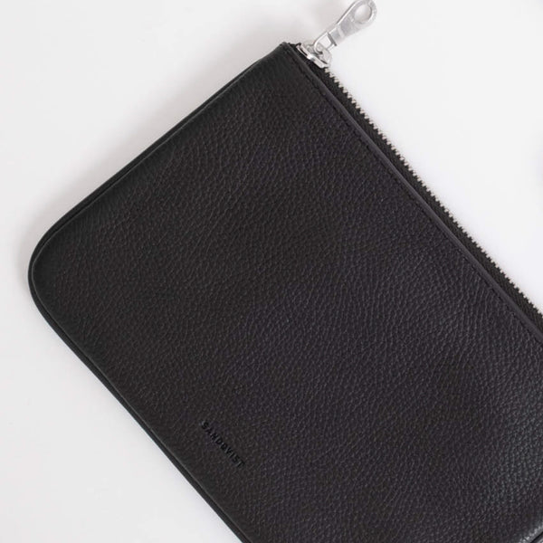 SANDQVIST LEATHER POUCH PIPING / サンクヴィスト レザー ポーチ パイピング