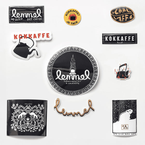 【ポイント交換限定・在庫1点のみ】Lemmel Kaffe sticker pack レンメルコーヒー ステッカー パック
