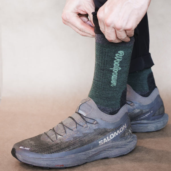 WOOLPOWER SOCKS LOGO MOTION / ウールパワー ソックス ロゴ モーション