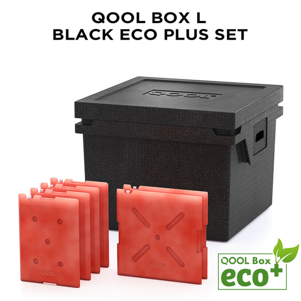Qool QOOL QOOL BOX L BLACK ECO PLUS SET / クール QOOLボックス L ブラック エコプラス セット │ ...