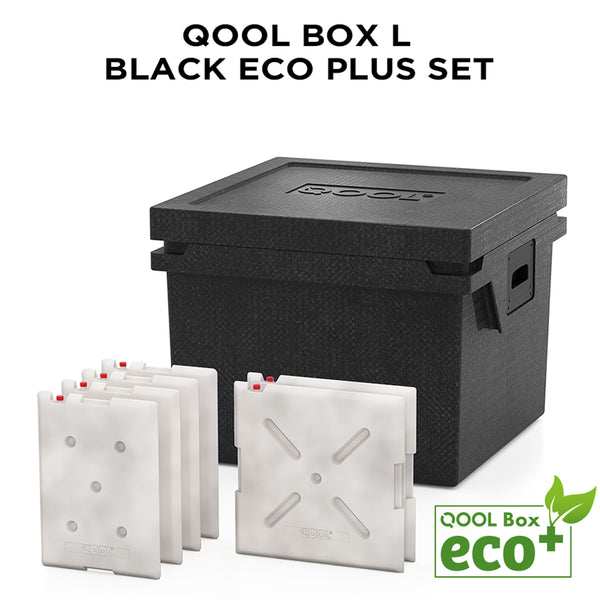 QOOL QOOL BOX L BLACK ECO PLUS SET / クール QOOLボックス L ブラック エコプラス セット