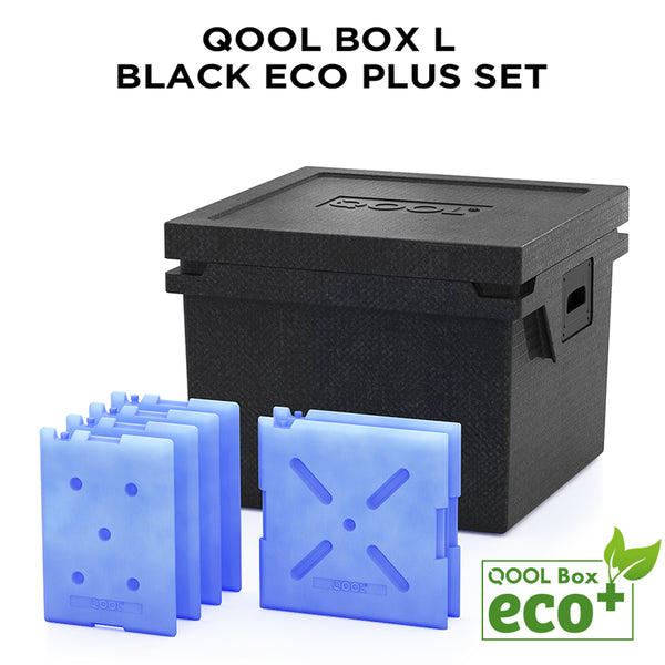 QOOL QOOL BOX L BLACK ECO PLUS SET / クール QOOLボックス L ブラック エコプラス セット
