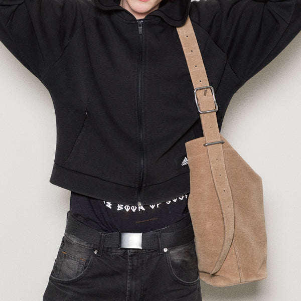 SANDQVIST LEATHER SHOPPER BAG SUEDE  / サンクヴィスト レザー ショッパー バッグ スエード