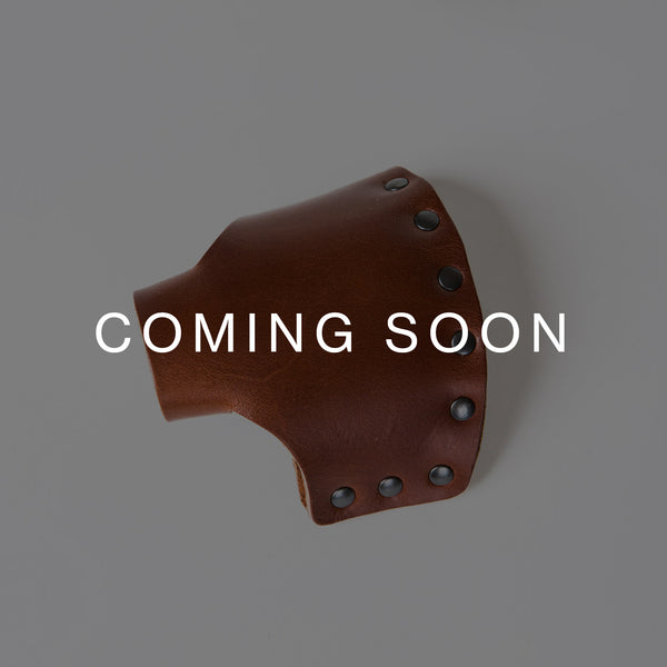 GRÄNSFORS LEATHER SHEATH FOR SMALL GUTTER ADZE / スモールガターアズ用交換レザーシース