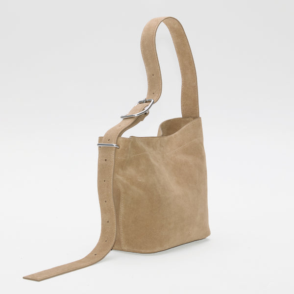 SANDQVIST LEATHER SHOPPER BAG MINI SUEDE / サンクヴィスト レザー ショッパー バッグ スエード ミニ