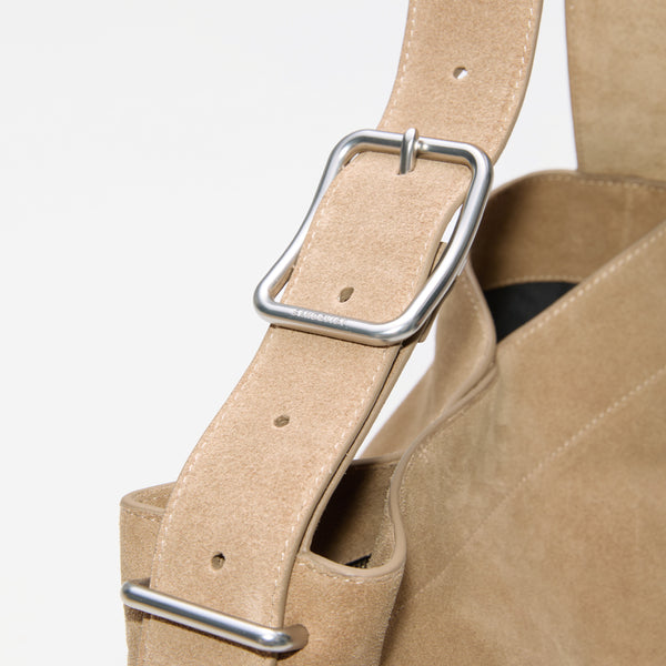 SANDQVIST LEATHER SHOPPER BAG MINI SUEDE / サンクヴィスト レザー ショッパー バッグ スエード ミニ