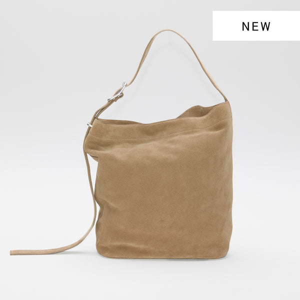 SANDQVIST LEATHER SHOPPER BAG SUEDE  / サンクヴィスト レザー ショッパー バッグ スエード