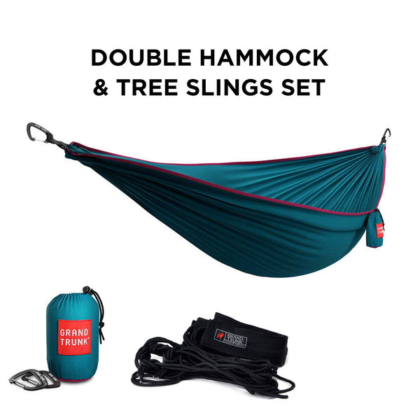 GRAND TRUNK DOUBLE HAMMOCK & TREE SLINGS SET / グランドトランク ダブルハンモック ツリースリングス セット