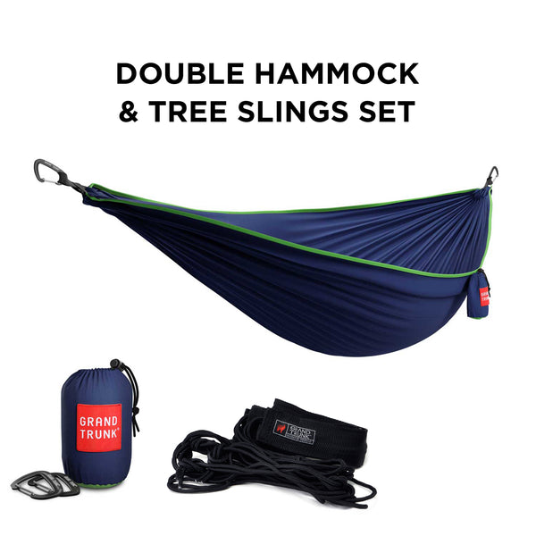GRAND TRUNK DOUBLE HAMMOCK & TREE SLINGS SET / グランドトランク