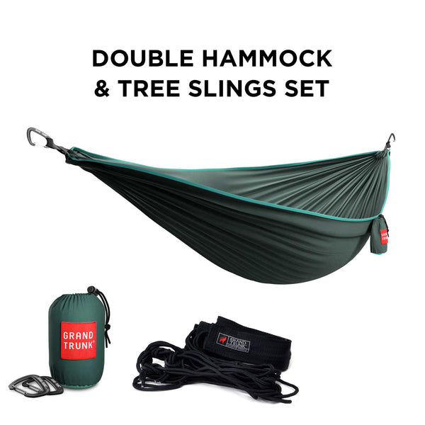 OUTLET】GRAND TRUNK DOUBLE HAMMOCK & TREE SLINGS SET / グランド