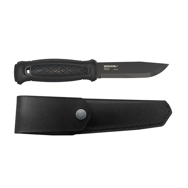 MORAKNIV GARBERG BLACK CARBON LEATHER SHEATH / モーラナイフ ガーバーグ ブラックカーボン レザーシース  │ UPI ONLINE STORE