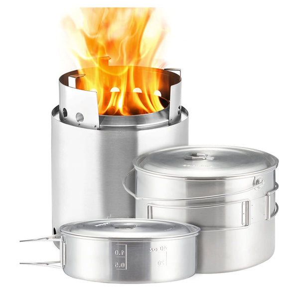 SOLO STOVE CAMPFIRE + 2 POT SET / ソロストーブ キャンプファイヤー+2ポットセット 【コンボ】