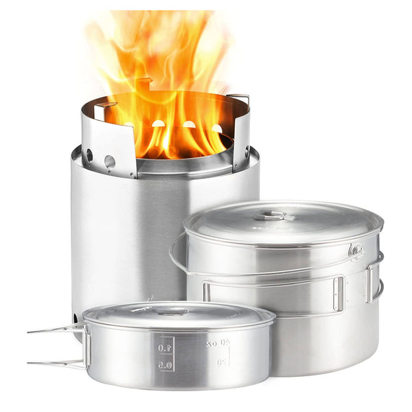 SOLO STOVE CAMPFIRE + 2 POT SET / ソロストーブ キャンプ