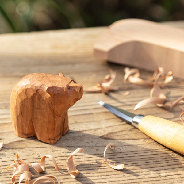 WOODCARVING KIT BEAR / ウッドカービング キット 熊│ UPI ONLINE STORE