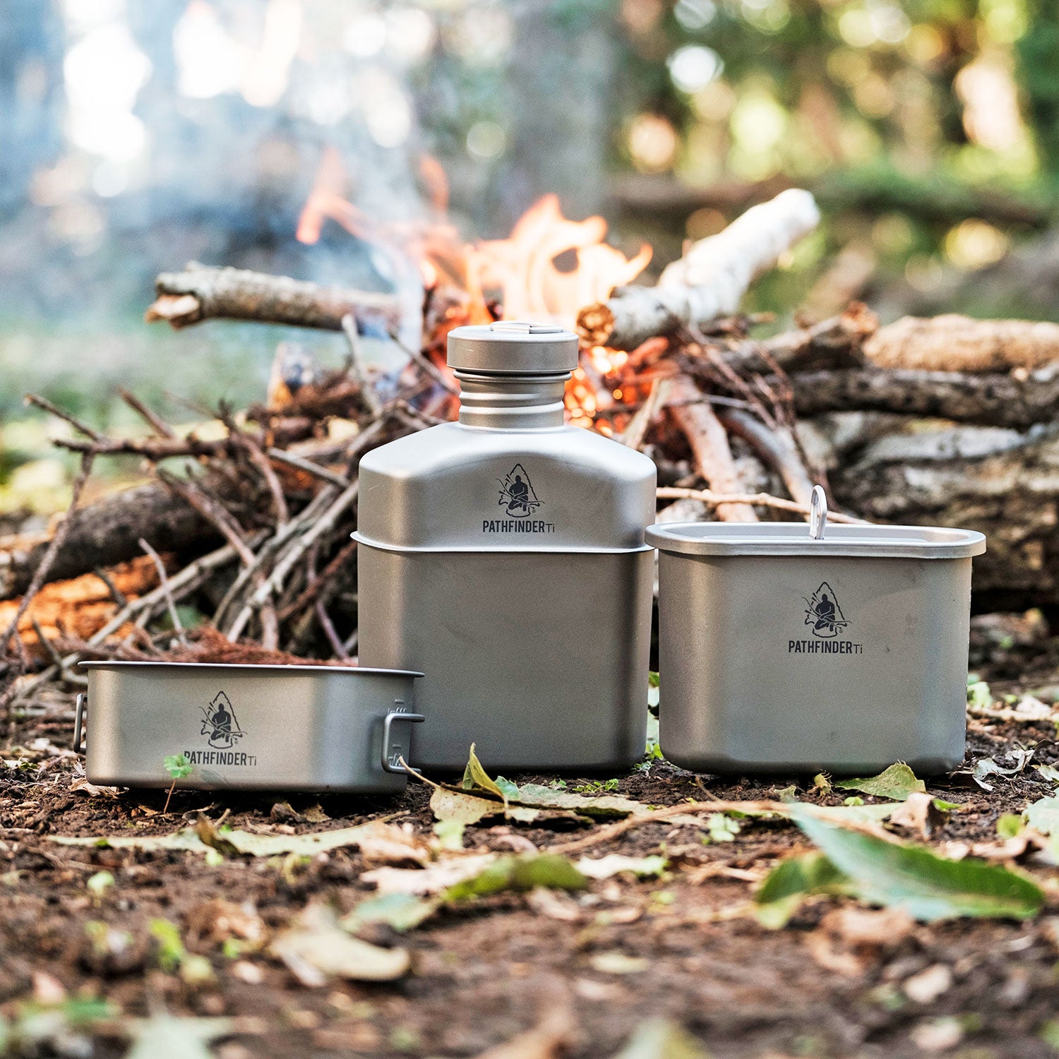 PATHFINDER TITANIUM CANTEEN COOKING KIT / パスファインダーチタンカンティーン クッキングセット │ UPI  ONLINE STORE